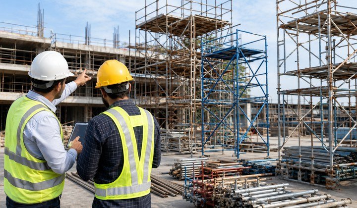 Scaffolding on rent in Delhi | Ma Lakshmi shuttering and scaffolding