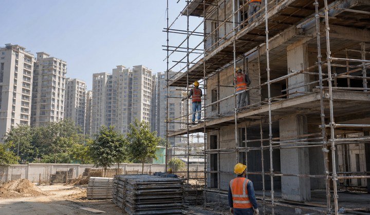 Scaffolding on Rent in Noida - Affordable Solutions | Ma Lakshmi shuttering and scaffolding