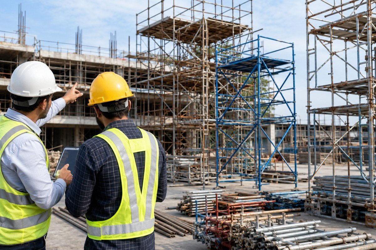 Scaffolding rental project in Delhi