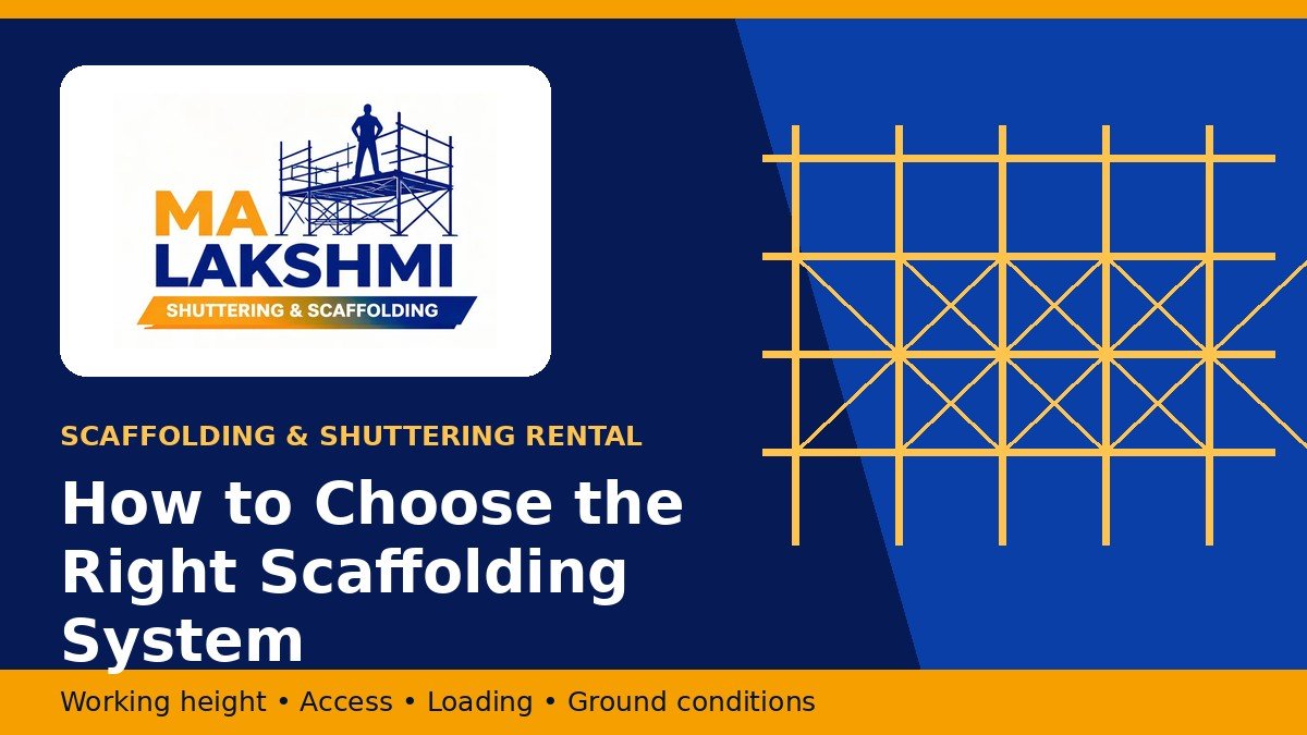How to Choose the Right Scaffolding System for Your Project